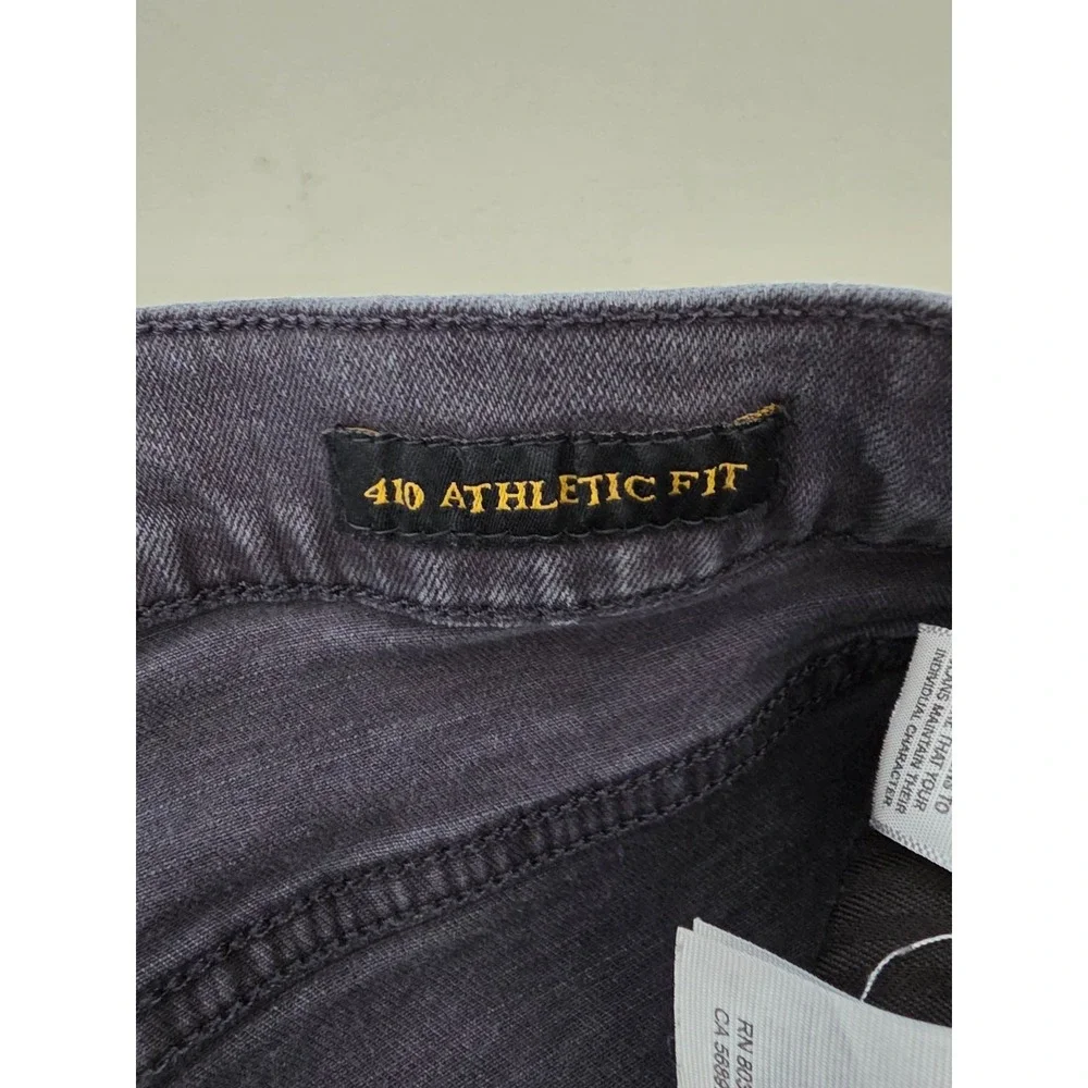 Lucky Brand Jeans Mens 32 X 32 Charcoal Gray‎ 410 Athletic Fit Stretch Waist - Picture 13 of 16